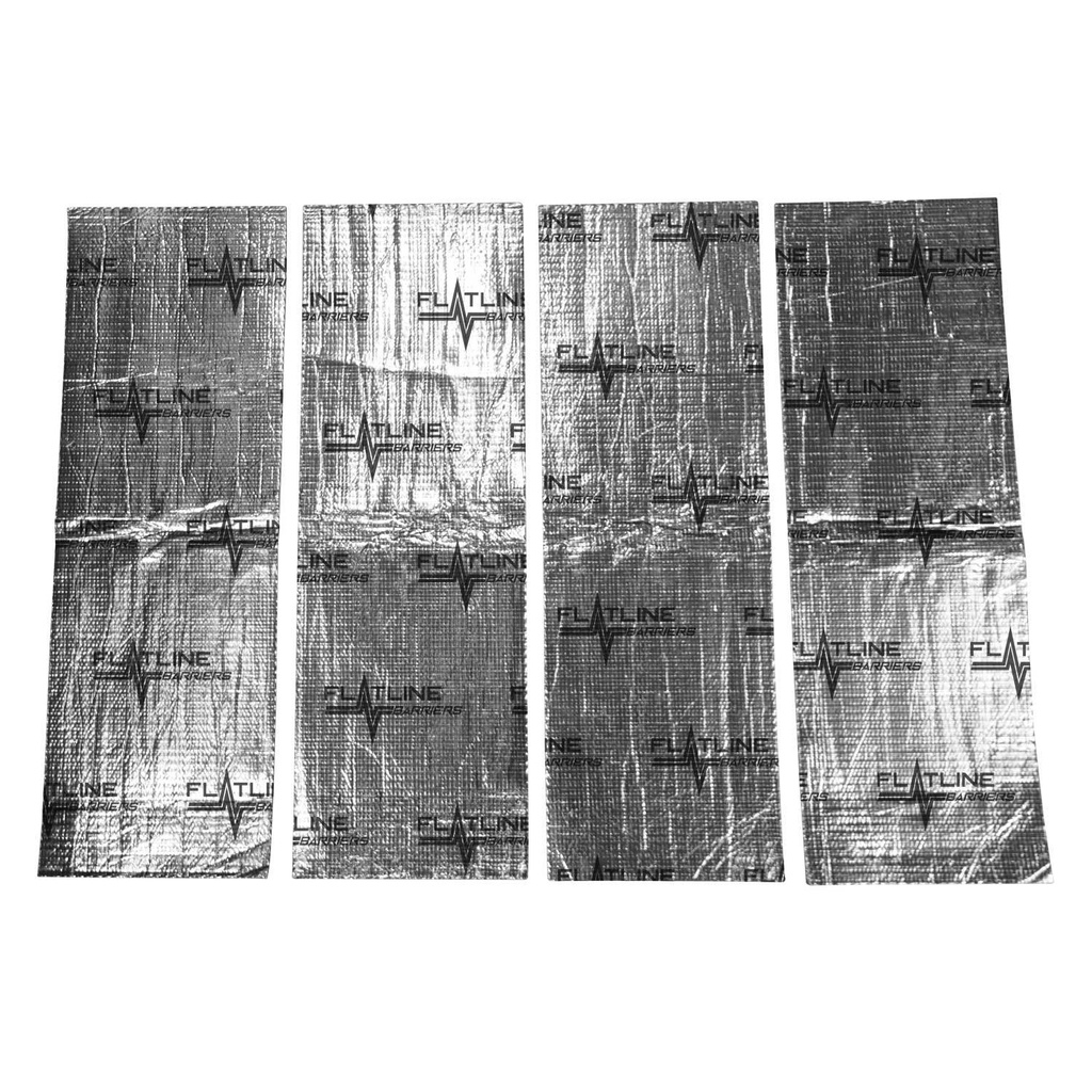 Flatline Barriers - Thermal Acoustic Insulation - Four 12in X 36in