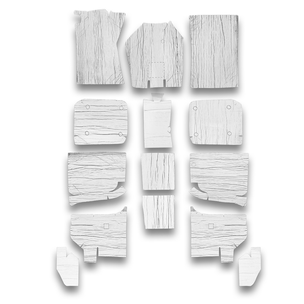 [FTLTABZ6002] Flatline Barriers - 64-68 Ford Mustang Coupe Floor Insulation Kit