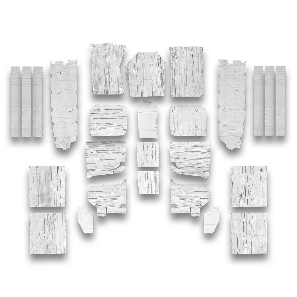 [FTLTABZ6005] Flatline Barriers - 64-66 Ford Mustang Coupe Full Insulation Kit
