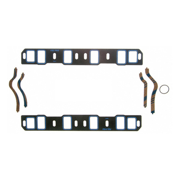 [FEL1250S-3] Fel-Pro - Intake Gasket Set - SBF W/Steel Core