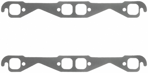 [FEL1444] Fel-Pro - Sb Chevy Exhaust Gaskets Square Port Stock Size
