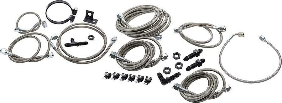 Allstar Performance - Dirt Car Brake Line Kit Mod OEM Calipers