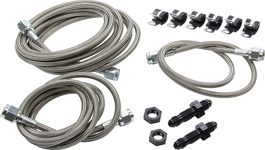 Allstar Performance - Front End Brake Line Kit Mod Aftermarket Calipers