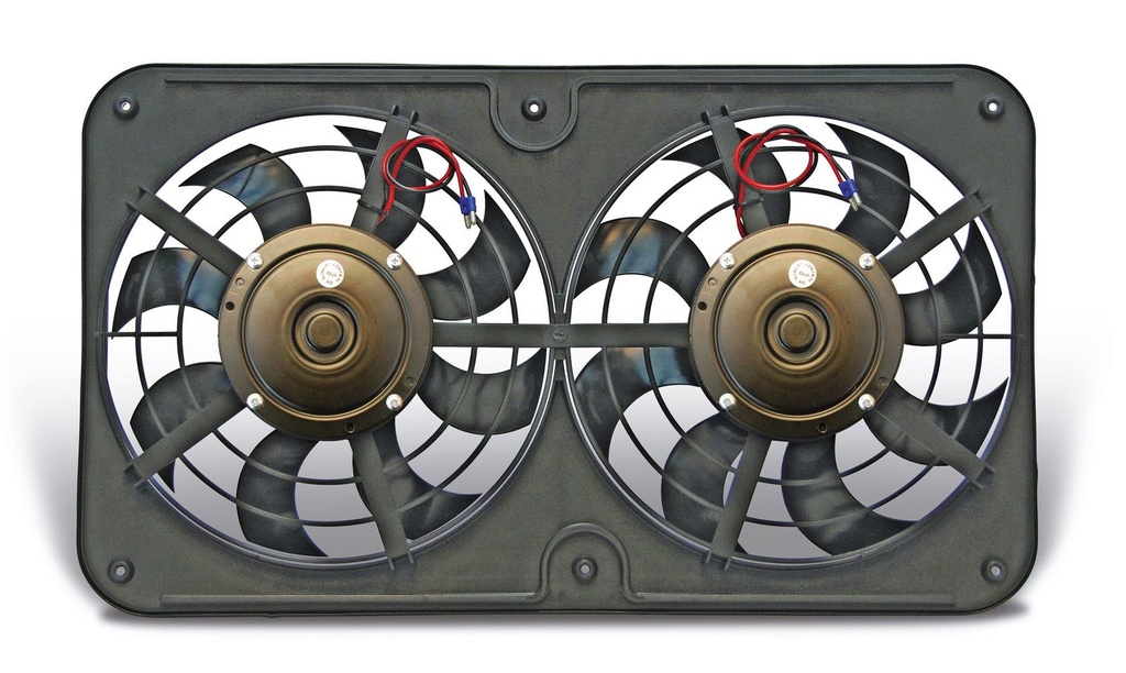 [FLE104468] Flex-A-Lite - Dual 12-1/8in Lo Profile Pusher Fan W/O Controls