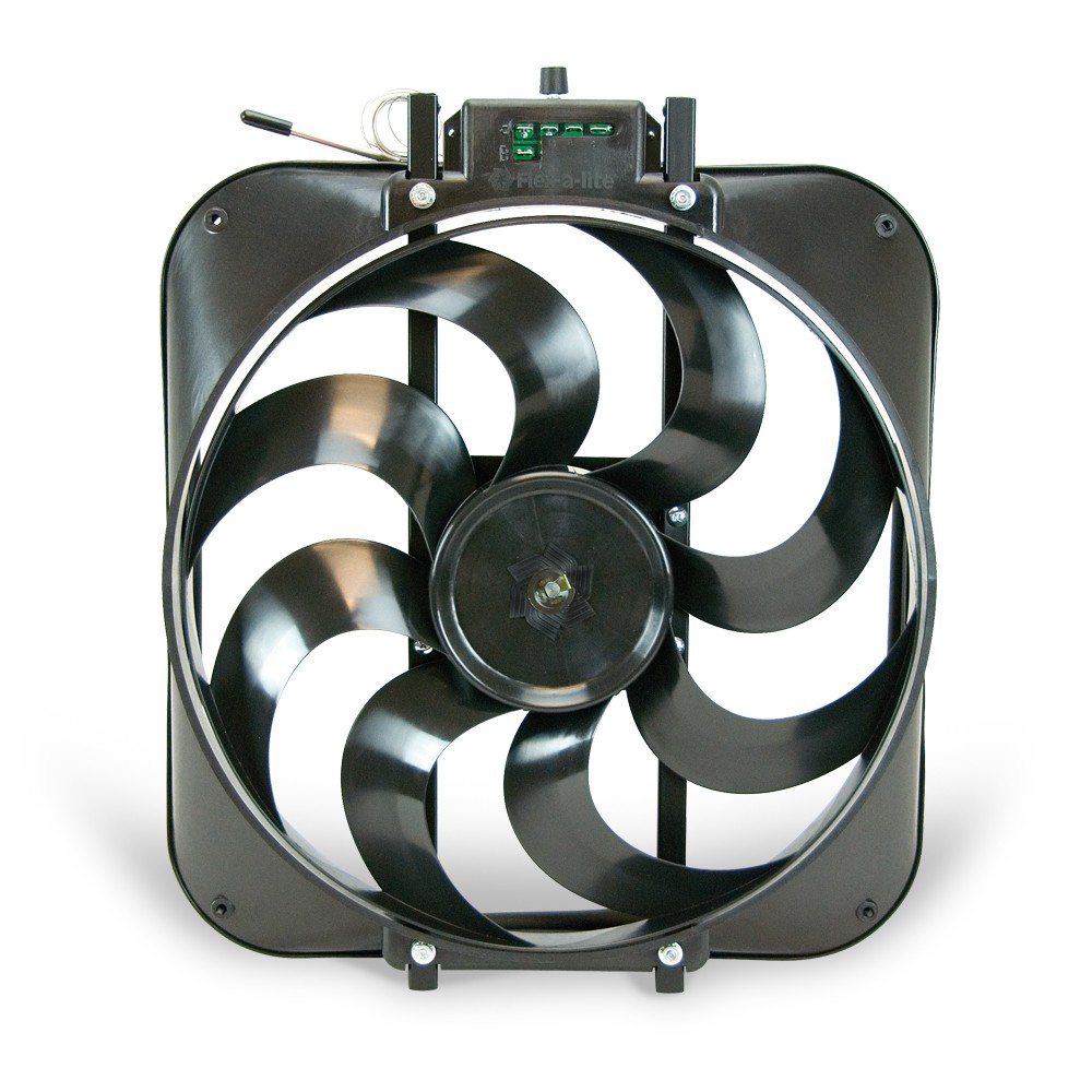 [FLE109304] Flex-A-Lite - 15in S-Blade ElectricFan w/Temp Control