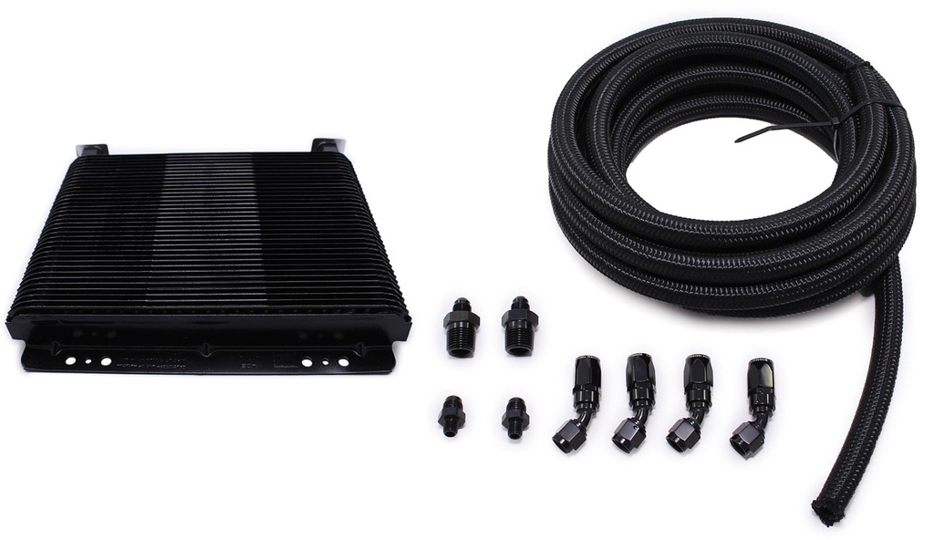 Fti Performance - Transmission Cooler Kit Plate Type - Black