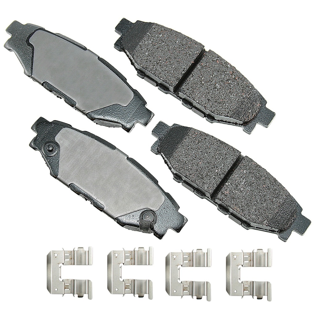 [AKEACT1114A] Akebono Brake Corporation - ProACT Ultra-Premium Brake Pads - Rear