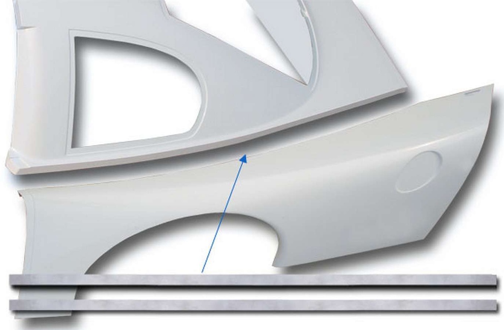 Fivestar - Backup Plate Kit Roof To Quarter Panel