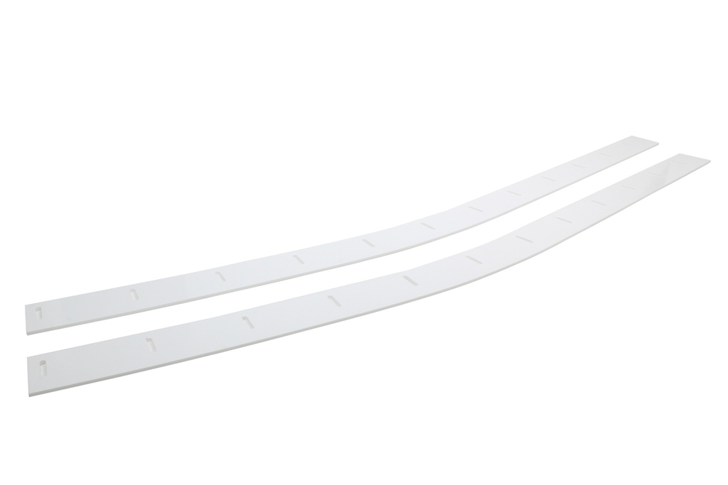 [FIV000-400-W] Fivestar - ABC Wear Strips Lower Nose 1pr White