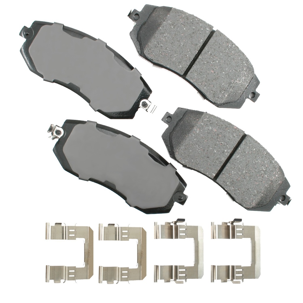 Akebono Brake Corporation - Proact Ultra-Premium Brake Pads - Front