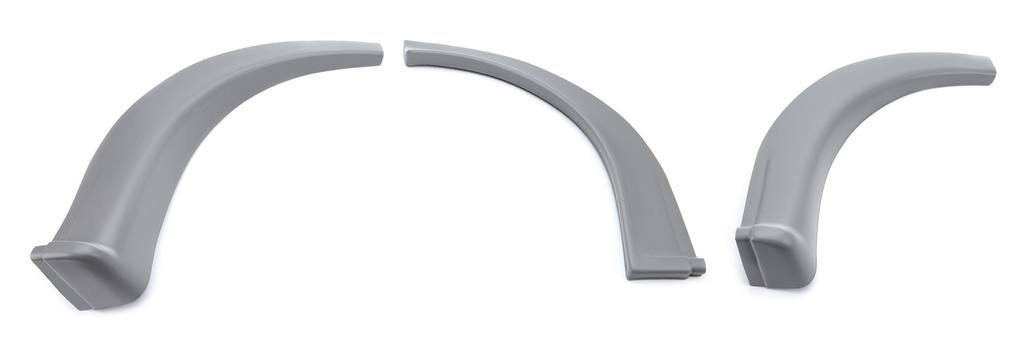 [FIV007-261-GR] Fivestar - MD3 Wheel Flares Dirt Gray Right