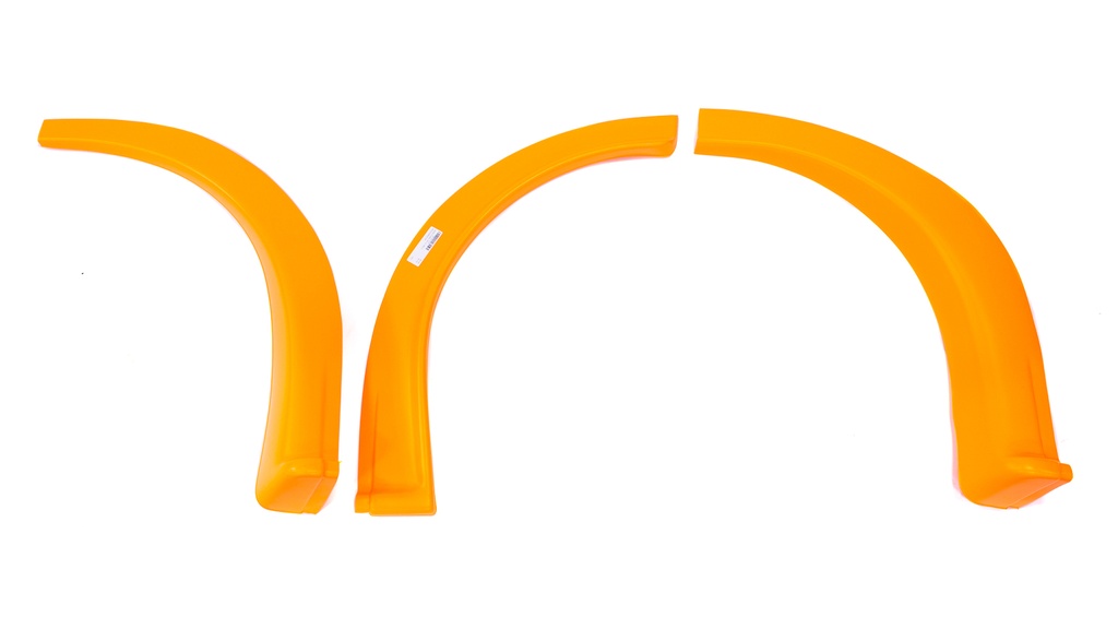 [FIV007-261-FOL] Fivestar - MD3 Wheel Flares Dirt Bright Orange Left