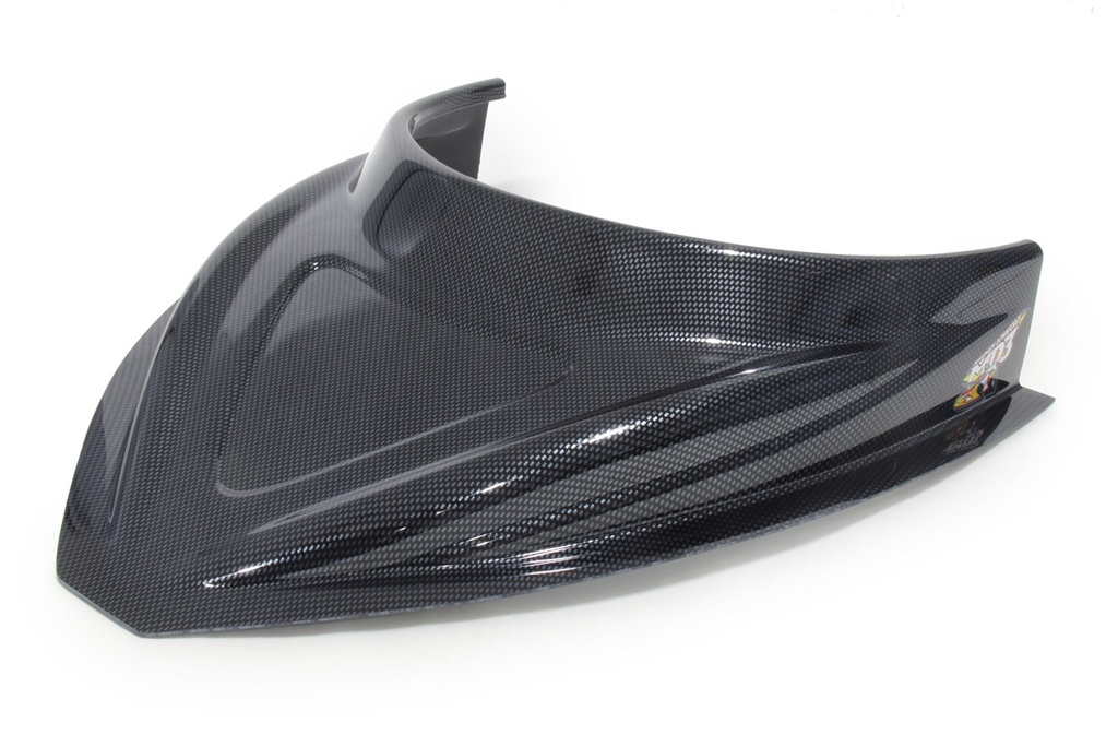[FIV040-4114-CF] Fivestar - MD3 Hood Scoop 3in Tall Curved Carbon Fiber Look
