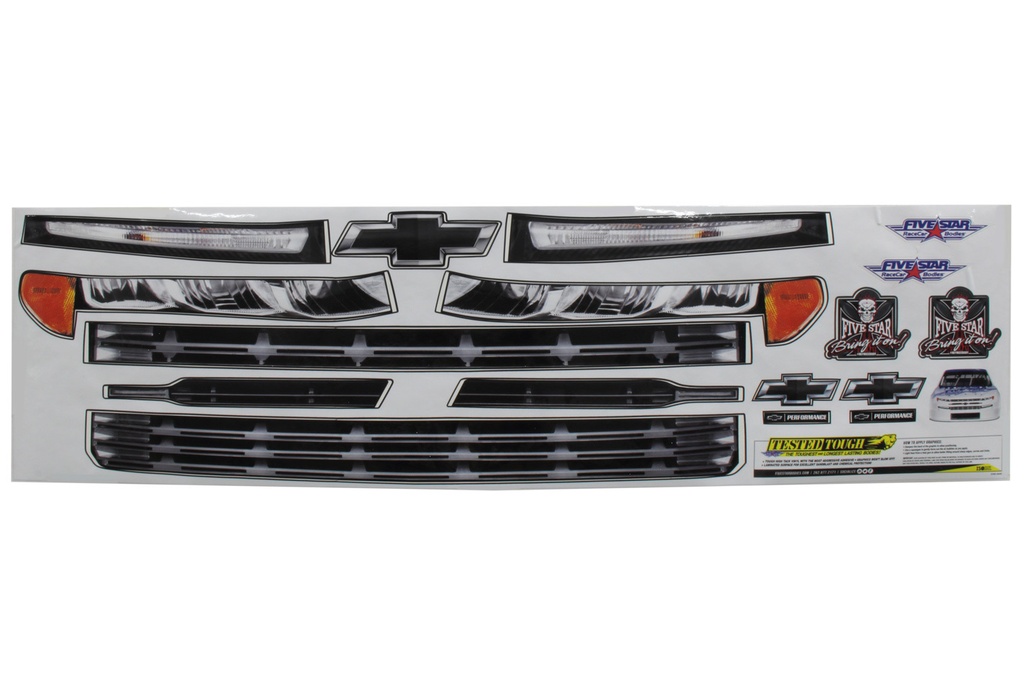 [FIV21191-44141] Fivestar - 2019 Chevy Silverado Nose Id Graphics Kit
