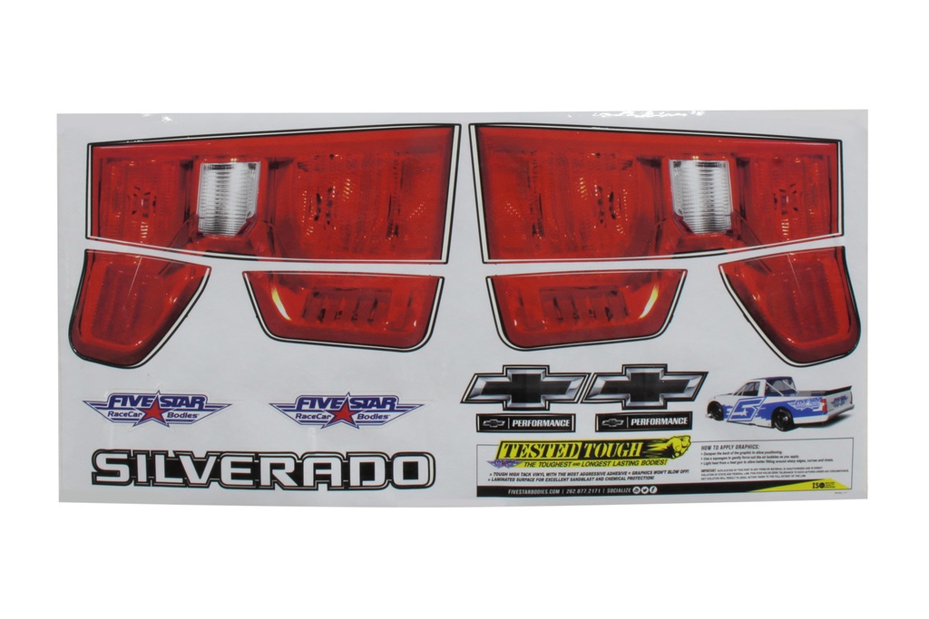 [FIV21191-44541] Fivestar - 2019 Chevy Silverado Tail ID Graphics Kit