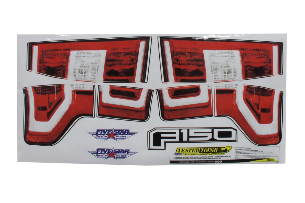 [FIV21341-44541] Fivestar - 2019 Ford F-150 Tail Id Graphics Kit