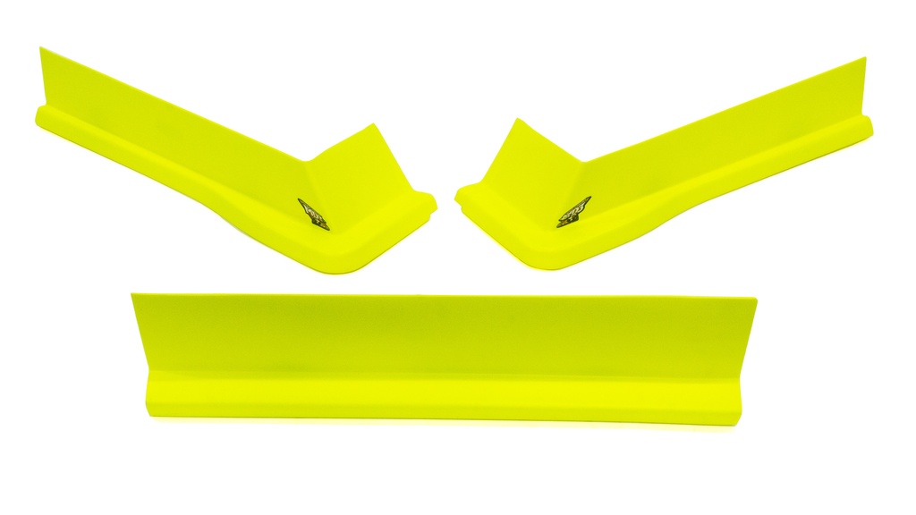 [FIV3022-417-FY] FIVESTAR - Modified Aero Valance 3pc. Fluorescent Yellow