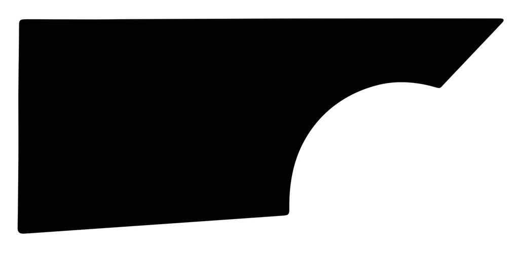 [FIV32001-27351-BR] Fivestar - Quarter Panel Dirt Right Side Black