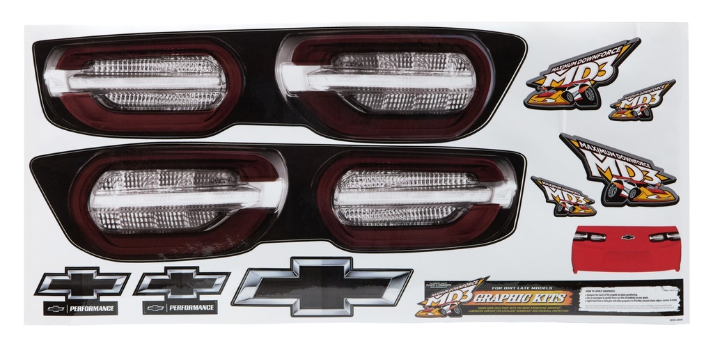 [FIV33131-44541] Fivestar - Graphics Kit Tail Camaro Stock Car