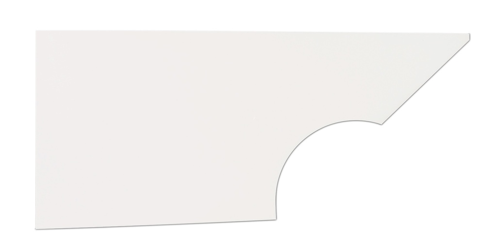 Fivestar - Qtr Panel High Impact Plastic White Right