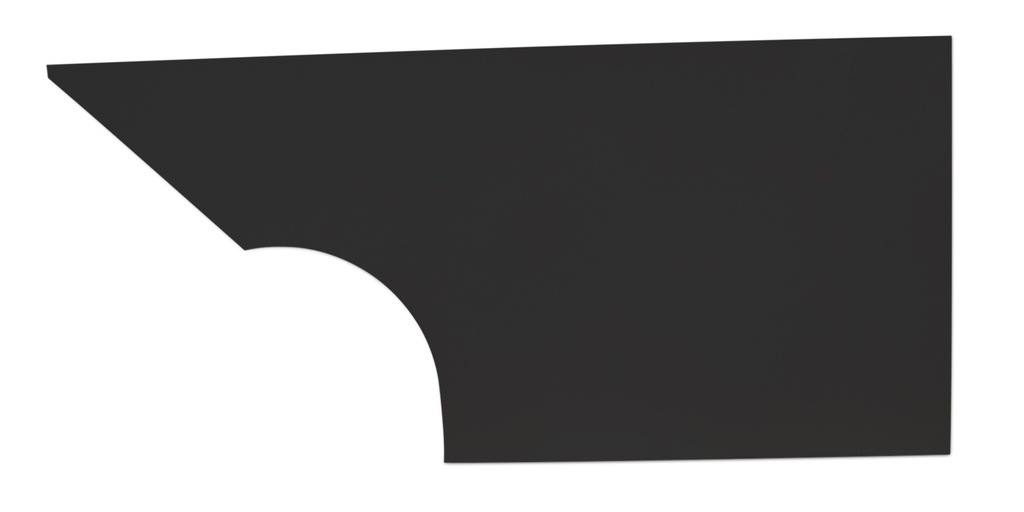 [FIV34001-27351-BL] Fivestar - Qtr Panel High Impact Plastic Black Left