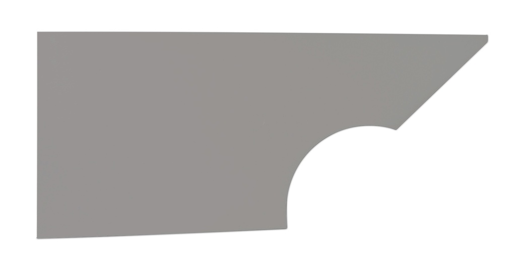 Fivestar - Qtr Panel High Impact Plastic Gray Right