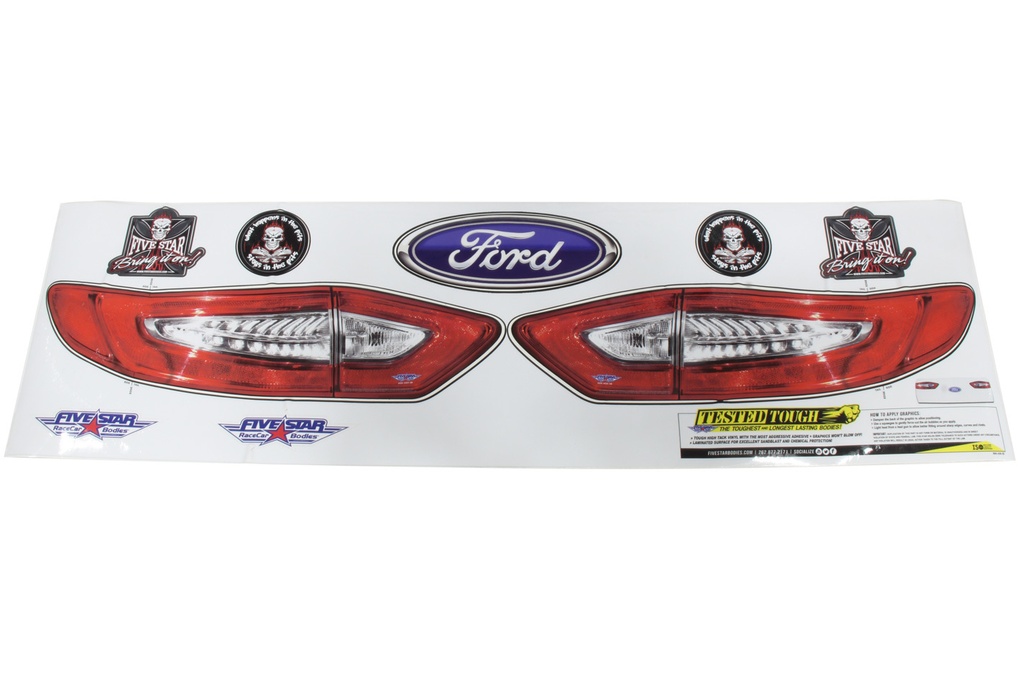 [FIV500-450-ID] Fivestar - Tail Only Graphics Kit 2013 And Up Fusion