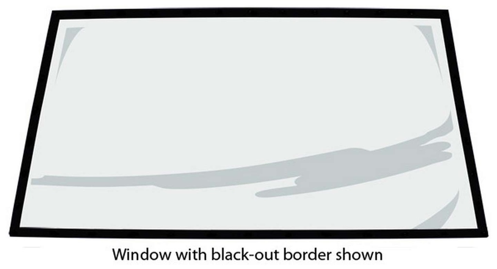 [FIV600-6101] FIVESTAR - 88 Monte Rear Window Flat .093 Uncoated