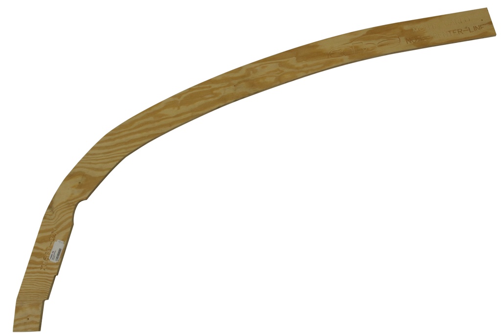 [FIVXA660-82N] Fivestar - Wood Template Nose Centerline
