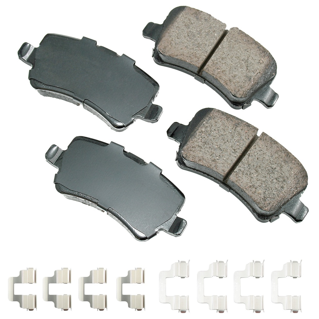 Akebono Brake Corporation - Brake Pads Rear Land Rover LR2 13-15 Range Rv