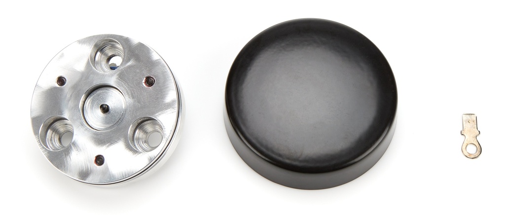 [FLAFR20175HNBK] Flaming River - Horn Button 3 Bolt Mill Black