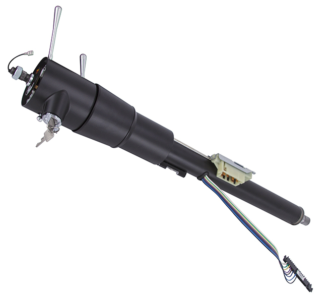 Flaming River - 79-86 Jeep Cj Steering Column Floorshift Black