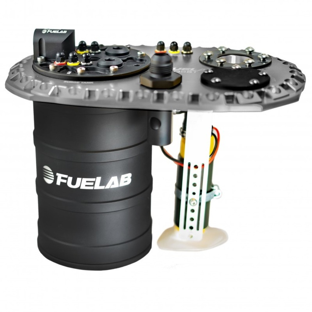 [FLB62711-3] Fuelab Fuel Systems - Surge Tank QSST Dual 500 LPH Brushless Pumps