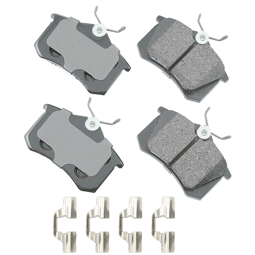 Akebono Brake Corporation - Brake Pads Rear Audi A3 11-13 A4 00-06