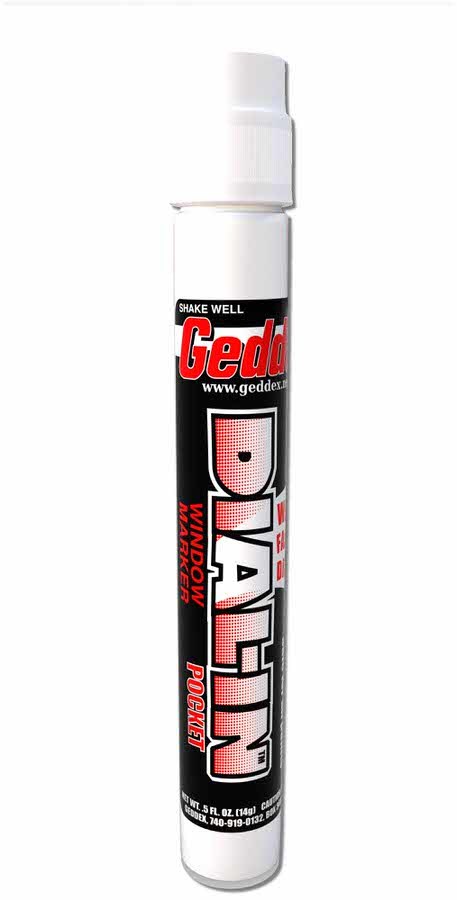 [GDX723] Geddex - Dial-In Pocket Window Marker White .5oz Bottle