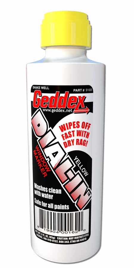 [GDX916B] Geddex - Dial-In Window Marker Yellow 3oz Bottle