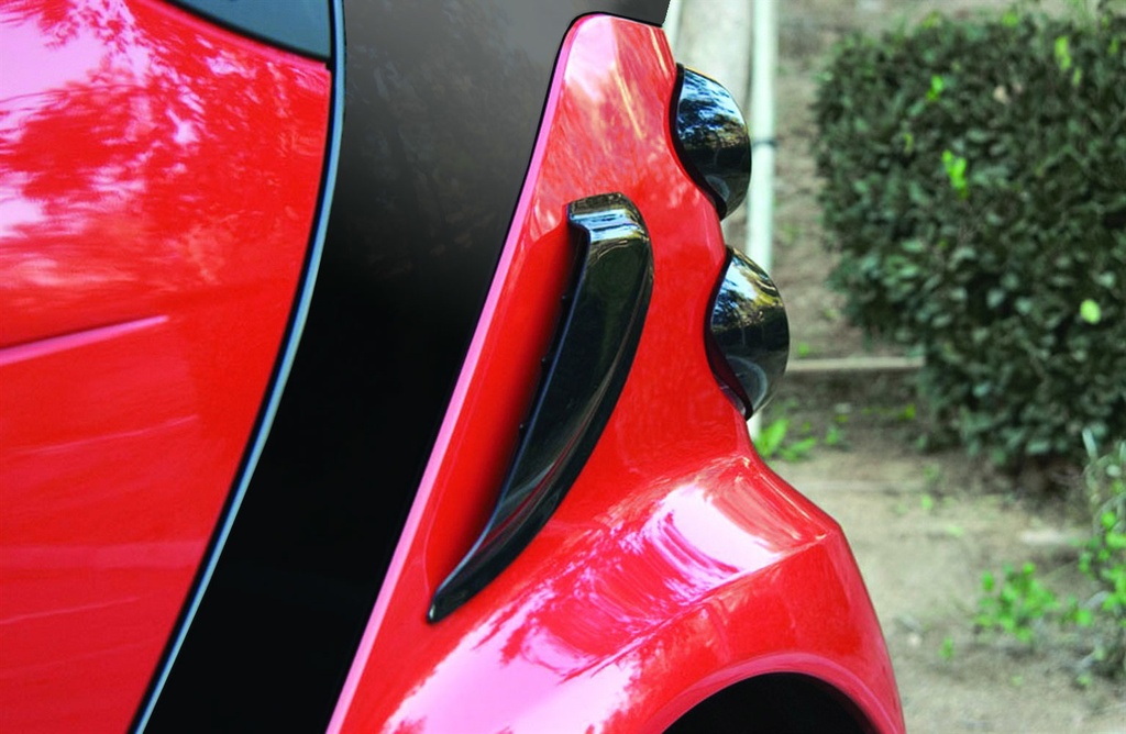 [GTSGT4811] G.T. Styling - Air Scoop 1 Pc. Smoke