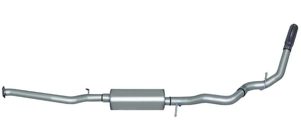 [GIB315536] Gibson Exhaust - 02-07 GM P/U Ext Cab SB Swept Side Exhaust Kit