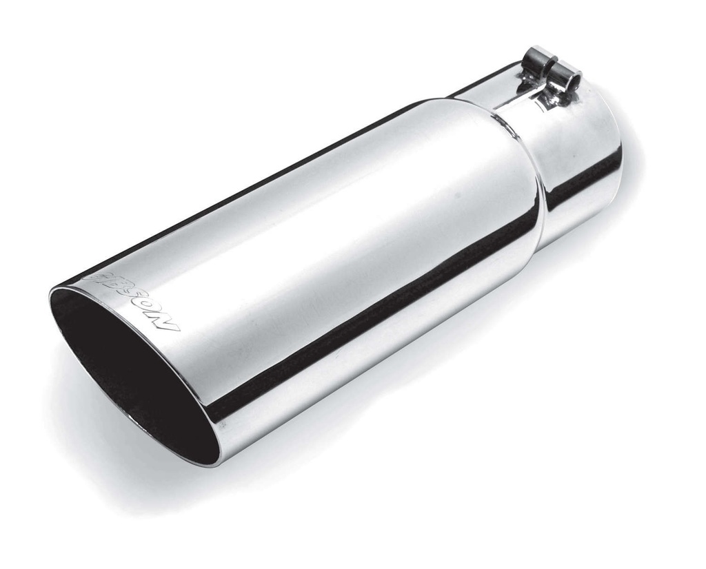 [GIB500397] Gibson Exhaust - Stainless Single Wall Angle Exhaust Tip