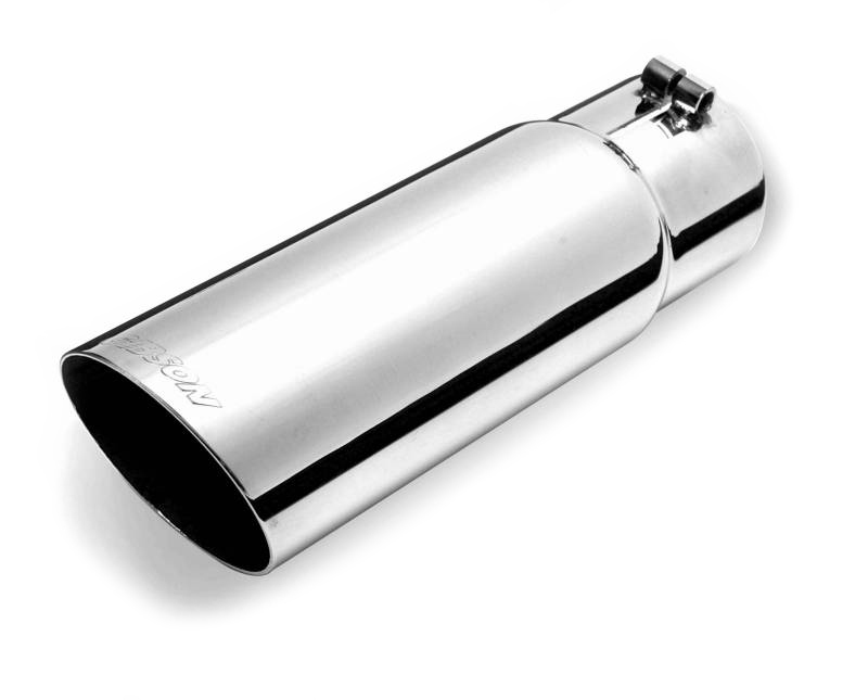 [GIB500420] Gibson Exhaust - Stainless Single Wall Angle Exhaust Tip