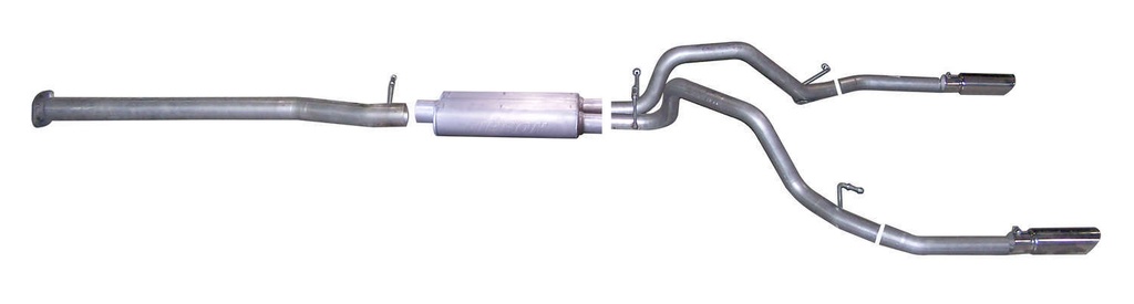 [GIB5627] Gibson Exhaust - Cat-Back Dual Split Exhaust System Aluminized