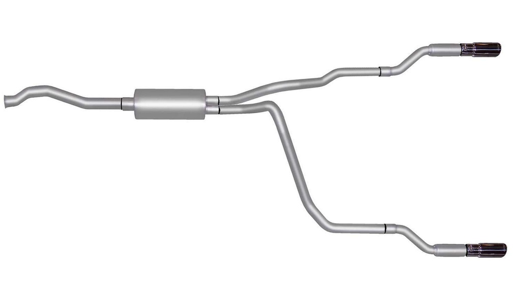 [GIB9508] Gibson Exhaust - Cat-Back Dual Split Exhaust System Aluminized