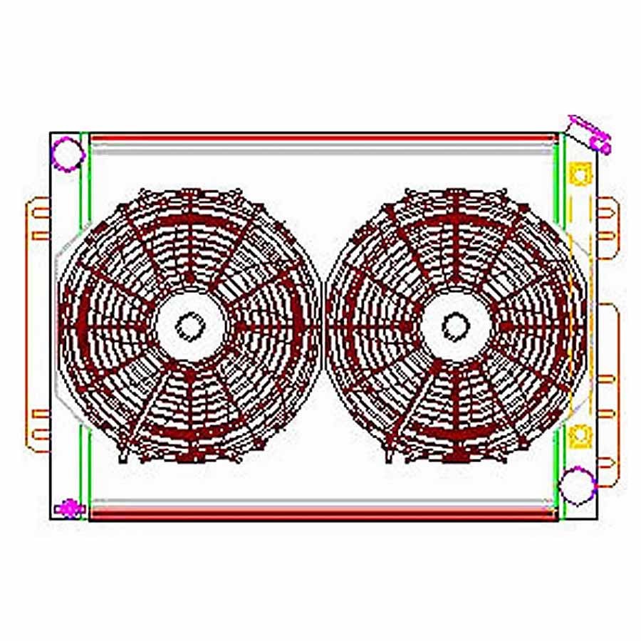 [GRICU70009] Griffin - Radiator Combo Unit GM A & F Body