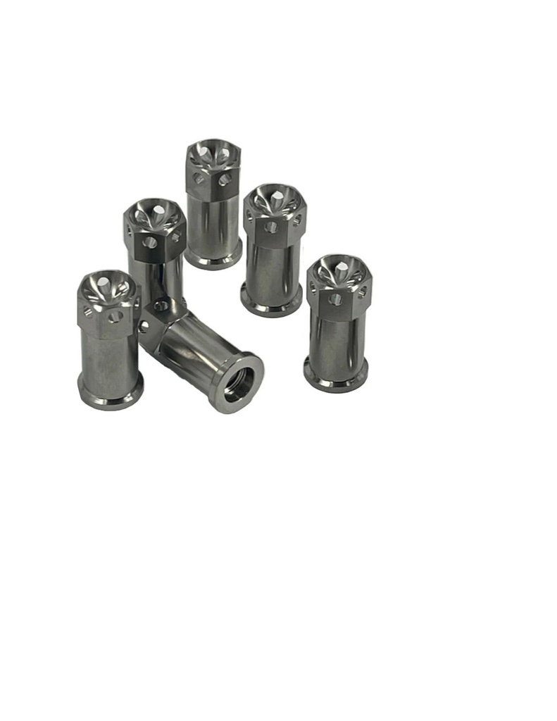 [GPSHG-13050] Gorsuch Performance Solutions - Nut Quickchange 3/8 X 16 Titanium 6pk