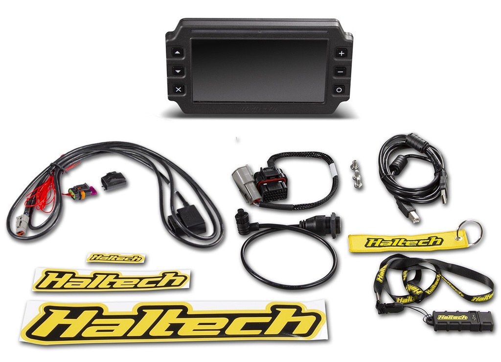 Haltech - Haltech IC-7 OBD-II 7in Color Display Dash Kit