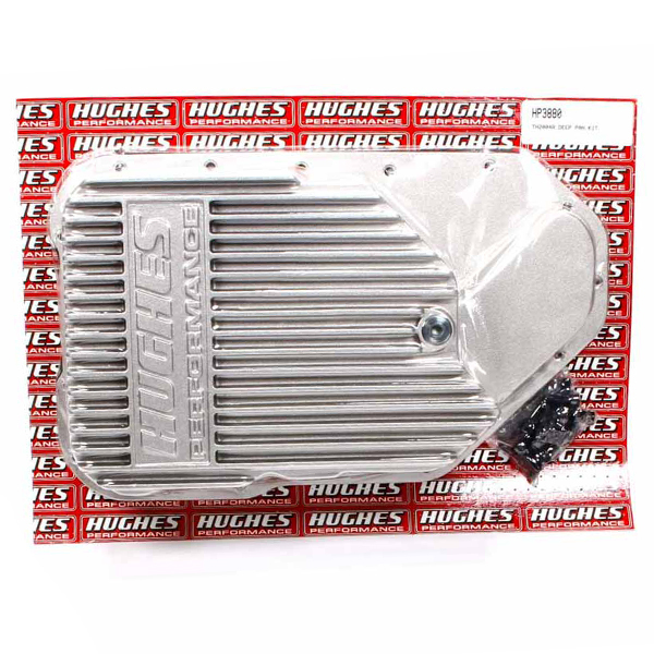 [HUGHP3880] Hughes Performance - Aluminum Trans Pan Deep GM TH200R4