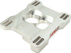 [HVHSS4412-2AL] High Velocity Heads - 1in. Super Sucker Alm. Carb. Spacer - 2BBL.