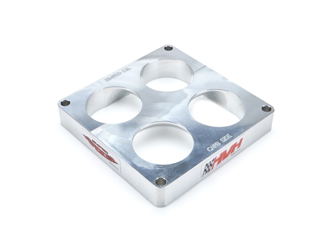 [HVHSS4500-1.1AL] High Velocity Heads - 1in 4500 Alm Tapered Carb Spacer 1250 CFM