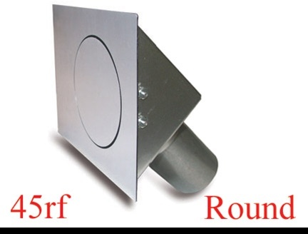 Hagan Street Rod Necessities - Round Fuel Door Flat Surfaces