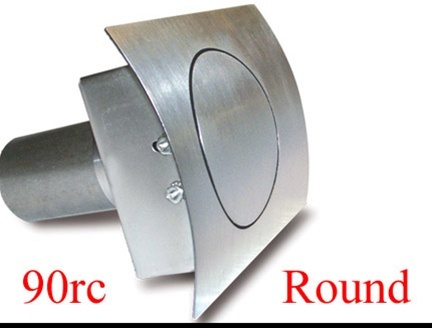 Hagan Street Rod Necessities - Round Fuel Door Curved Surfaces